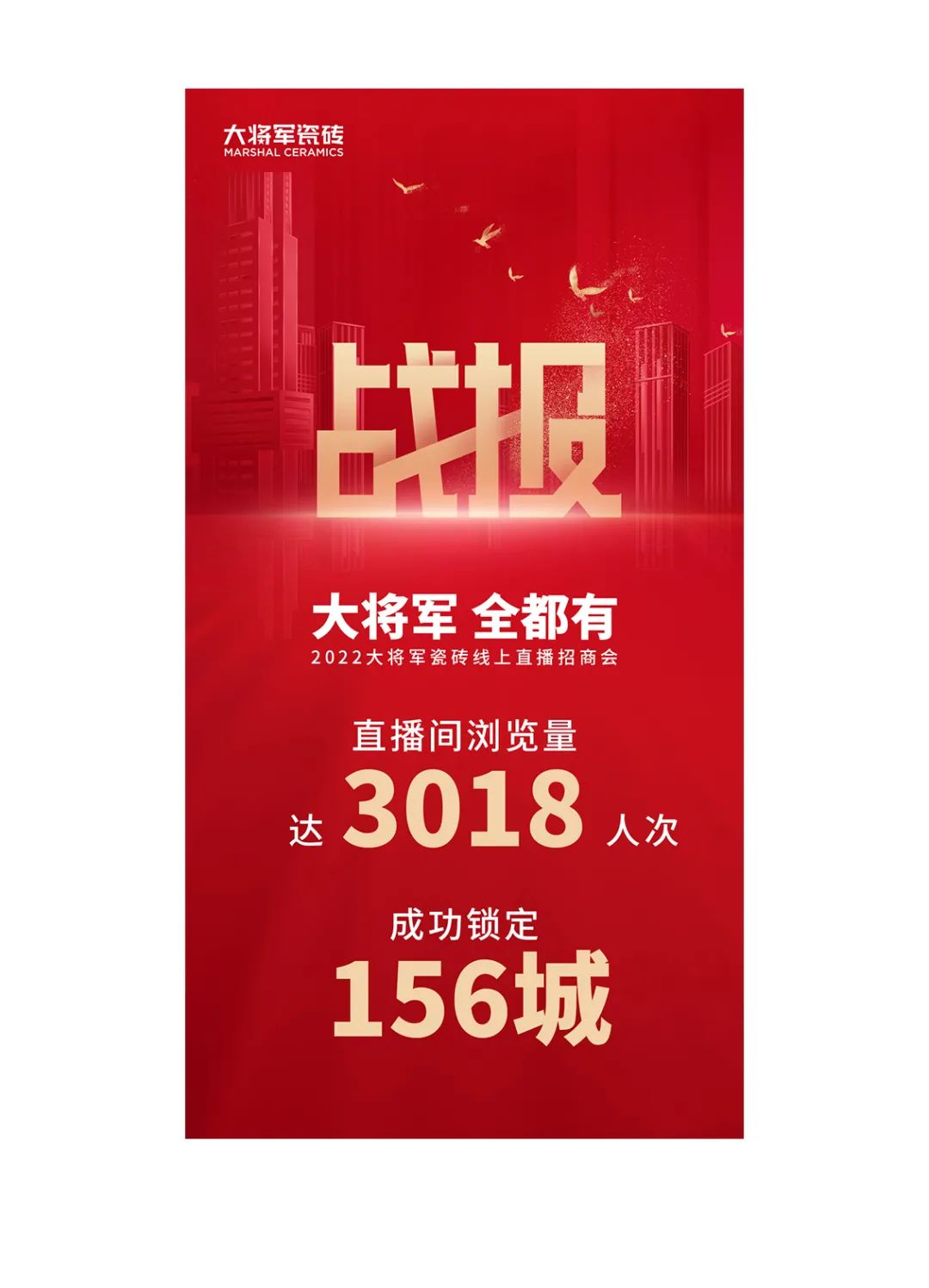 一線(xiàn)品牌大將軍瓷磚，招商盛起！再次開(kāi)啟黃金時(shí)代！(圖3)
